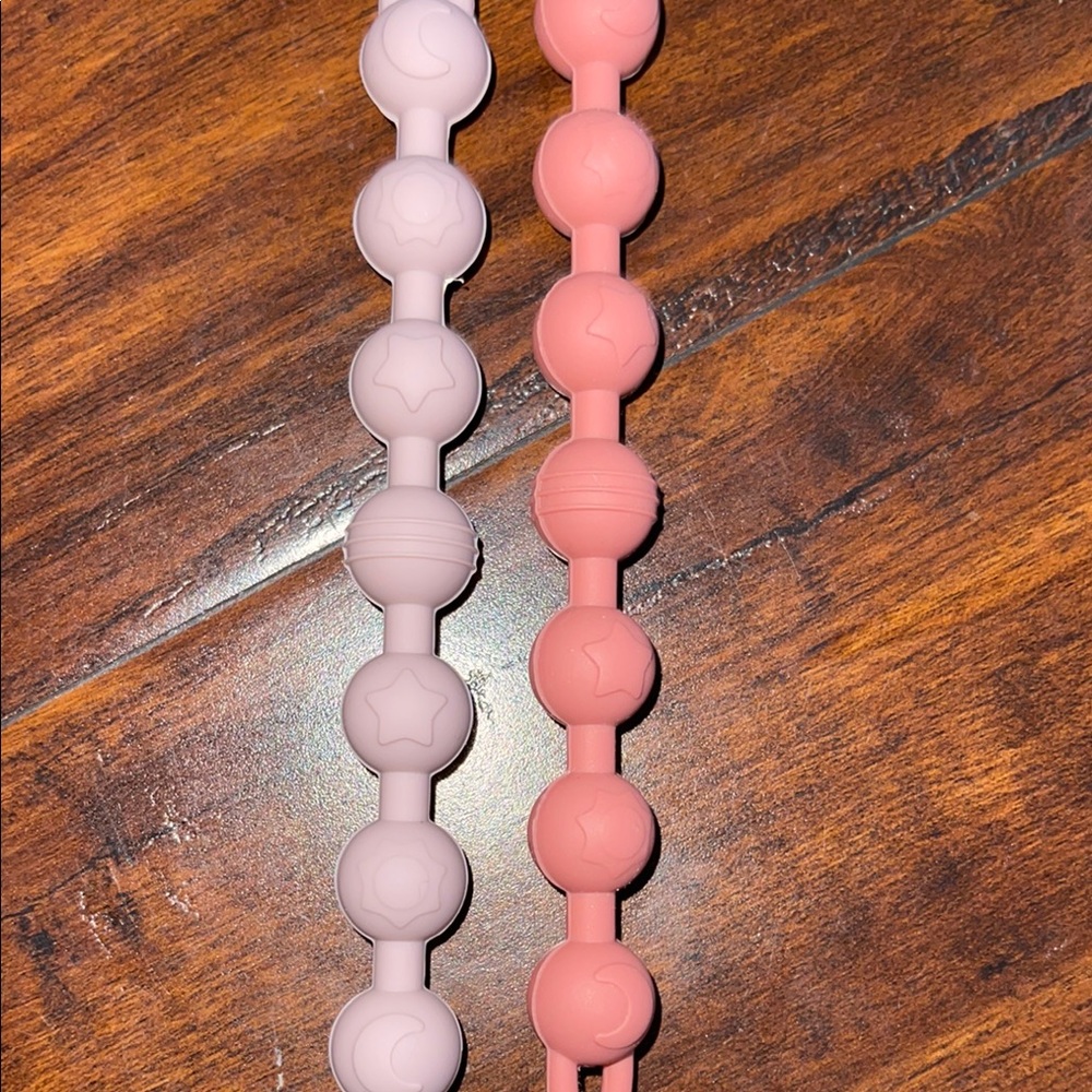 Silicone Beaded Pacifier Clips - Picture 5 of 5